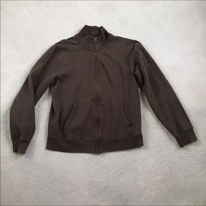 Gap olive zip up track jacket xl